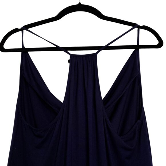 Naked Princess Navy Blue Mini Tank Dress Beachwear Nightwear - Size Small - Picture 7 of 14